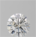 Natural Diamond 5.08 Carats, Round with Excellent Cut, H Color, SI2 Clarity and Certified by GIA