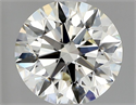 Natural Diamond 0.81 Carats, Round with Excellent Cut, K Color, VS2 Clarity and Certified by GIA