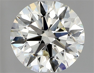 Picture of Natural Diamond 0.81 Carats, Round with Excellent Cut, K Color, VS2 Clarity and Certified by GIA