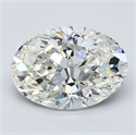 Diamante Natural 5.02 quilates, Ovalado , Color I, claridad VS2 y certificado GIA