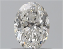 Natural Diamond 0.47 Carats, Oval with  Cut, E Color, VS1 Clarity and Certified by GIA