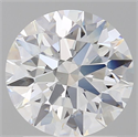 Del inventario de diamantes de laboratorio, 2.09 quilates, Redondo , Color E, claridad VVS2 y certificado IGI