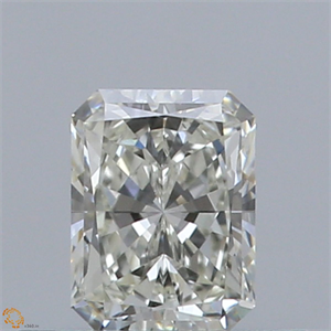 Foto Diamante Natural 0.40 quilates, Radiante , Color K, claridad VVS2 y certificado GIA de
