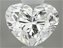 Natural Diamond 0.41 Carats, Heart with  Cut, G Color, VVS1 Clarity and Certified by GIA