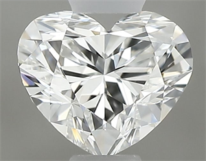 Picture of Natural Diamond 0.41 Carats, Heart with  Cut, G Color, VVS1 Clarity and Certified by GIA