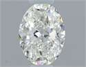 Natural Diamond 0.40 Carats, Oval with  Cut, I Color, VVS1 Clarity and Certified by GIA