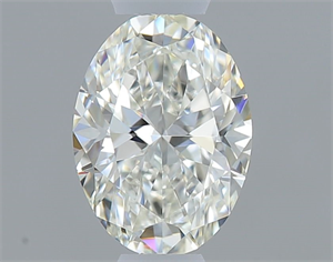 Picture of Natural Diamond 0.40 Carats, Oval with  Cut, I Color, VVS1 Clarity and Certified by GIA