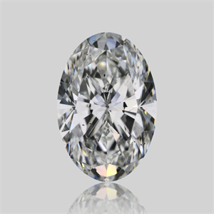 Foto Diamante Natural 1.20 quilates, Ovalado , Color F, claridad SI1 y certificado GIA de