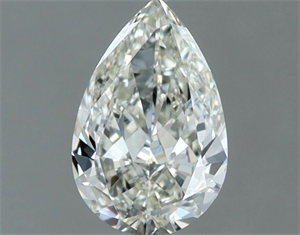 Picture of Natural Diamond 0.50 Carats, Pear with  Cut, I Color, VS1 Clarity and Certified by IGI