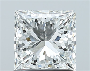 Picture of Natural Diamond 1.02 Carats, Princess with  Cut, G Color, VS1 Clarity and Certified by GIA