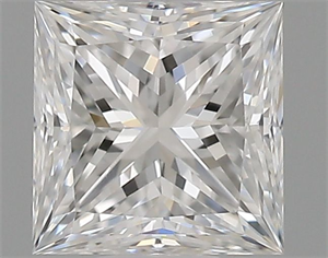 Foto Diamante Natural 0.40 quilates, Princesa , Color E, claridad VVS1 y certificado GIA de