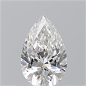 Natural Diamond 0.70 Carats, Pear with  Cut, G Color, VS1 Clarity and Certified by GIA