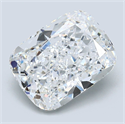 Natural Diamond 5.16 Carats, Cushion with  Cut, E Color, SI1 Clarity and Certified by GIA