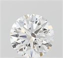 Lab Grown Diamond 1.58 Carats, Round with Ideal Cut, E Color, VVS2 Clarity and Certified by IGI