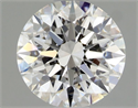 Natural Diamond 0.75 Carats, Round with Excellent Cut, F Color, VS1 Clarity and Certified by GIA