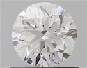 Natural Diamond 0.70 Carats, Round with Very Good Cut, D Color, SI1 Clarity and Certified by GIA