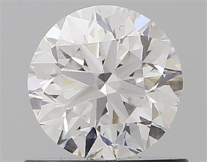 Picture of Natural Diamond 0.70 Carats, Round with Very Good Cut, D Color, SI1 Clarity and Certified by GIA
