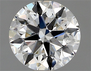 Foto Diamante Natural 0.90 quilates, Redondo , Color F, claridad SI1 y certificado GIA de