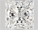 Diamante Natural 0.91 quilates, Princesa , Color F, claridad VVS1 y certificado GIA