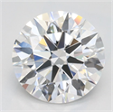 Del inventario de diamantes de laboratorio, 2.06 quilates, Redondo , Color D, claridad IF y certificado IGI