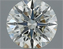 Natural Diamond 0.60 Carats, Round with Excellent Cut, J Color, IF Clarity and Certified by IGI
