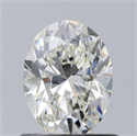 Diamante Natural 0.72 quilates, Ovalado , Color I, claridad VS2 y certificado GIA