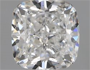 Picture of Natural Diamond 0.72 Carats, Cushion with  Cut, F Color, SI1 Clarity and Certified by GIA