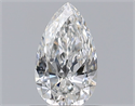 Diamante Natural 0.69 quilates, De pera , Color F, claridad VS2 y certificado GIA