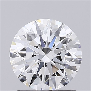 Picture of Lab Grown Diamond 1.32 Carats, Round with Ideal Cut, D Color, VVS2 Clarity and Certified by IGI