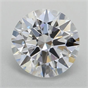 Del inventario de diamantes de laboratorio, 0.72 quilates, Redondo , Color D, claridad VVS2 y certificado IGI