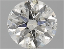 Natural Diamond 1.20 Carats, Round with Excellent Cut, J Color, I1 Clarity and Certified by GIA