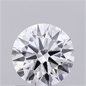 Lab Grown Diamond 0.76 Carats, Round with Ideal Cut, D Color, VVS1 Clarity and Certified by IGI
