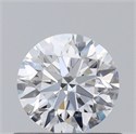 Diamante Natural 0.50 quilates, Redondo , Color D, claridad VS1 y certificado GIA