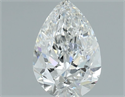 Natural Diamond 0.90 Carats, Pear with  Cut, F Color, SI1 Clarity and Certified by GIA