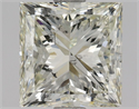 Natural Diamond 1.60 Carats, Princess with  Cut, L Color, SI1 Clarity and Certified by GIA