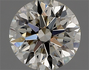 Picture of Natural Diamond 0.91 Carats, Round with Very Good Cut, K Color, VVS2 Clarity and Certified by GIA