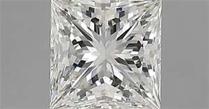 Picture of Natural Diamond 0.58 Carats, Princess with  Cut, H Color, VVS1 Clarity and Certified by IGI