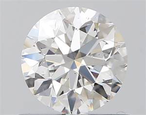 Picture of Natural Diamond 0.71 Carats, Round with Very Good Cut, E Color, SI1 Clarity and Certified by GIA
