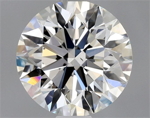 Picture of Natural Diamond 1.00 Carats, Round with Excellent Cut, I Color, VS2 Clarity and Certified by GIA