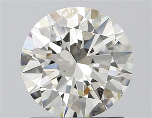 Picture of Natural Diamond 1.25 Carats, Round with Excellent Cut, I Color, SI2 Clarity and Certified by IGI
