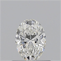 Natural Diamond 0.53 Carats, Oval with  Cut, F Color, VS1 Clarity and Certified by GIA