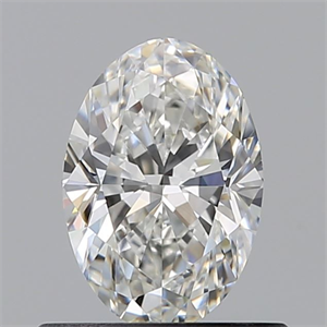 Foto Diamante Natural 0.60 quilates, Ovalado , Color F, claridad VVS2 y certificado GIA de