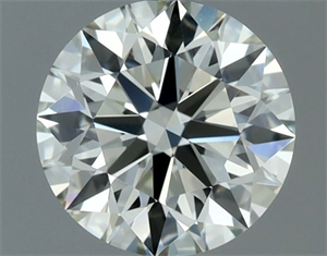 Picture of Natural Diamond 0.71 Carats, Round with Excellent Cut, K Color, VVS1 Clarity and Certified by IGI