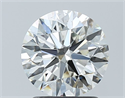 Diamante Natural 1.70 quilates, Redondo , Color I, claridad SI1 y certificado GIA