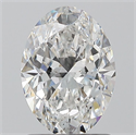 Natural Diamond 1.20 Carats, Oval with  Cut, E Color, SI2 Clarity and Certified by GIA