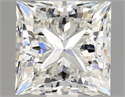 Natural Diamond 1.02 Carats, Princess with  Cut, I Color, SI1 Clarity and Certified by GIA