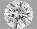 Lab Grown Diamond 5.08 Carats, Round with Ideal Cut, E Color, VVS2 Clarity and Certified by IGI