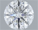 Natural Diamond 0.72 Carats, Round with Excellent Cut, G Color, SI2 Clarity and Certified by IGI