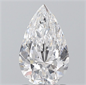 Natural Diamond 1.20 Carats, Pear with  Cut, D Color, VS1 Clarity and Certified by GIA
