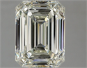 Diamante Natural 3.02 quilates, Esmeralda , Color J, claridad VS1 y certificado HRD
